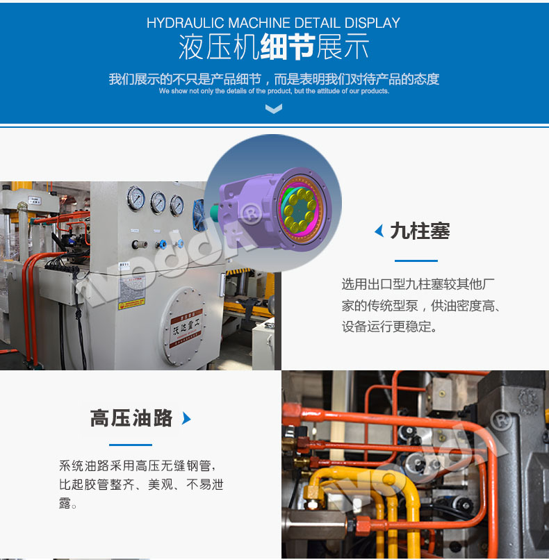 四(si)柱液壓機詳情