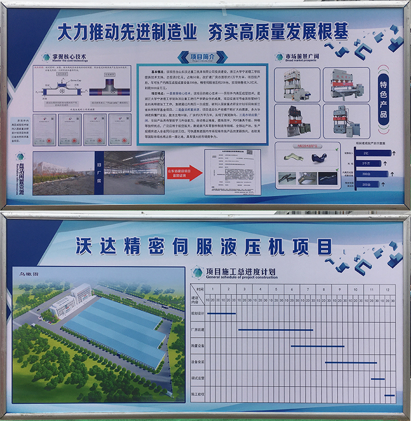山東沃達精(jīng)密伺服液壓機項(xiang)目開工 山東沃達精密(mì)伺服液壓機項目(mù)開工