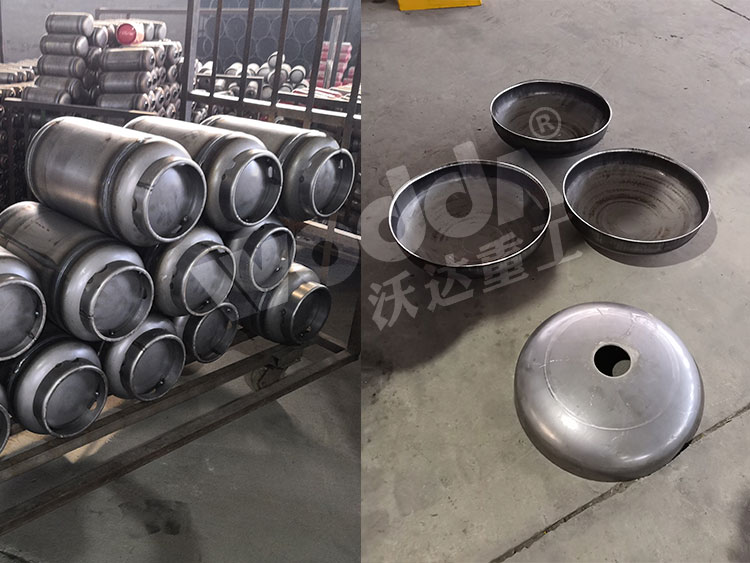 煤氣罐封頭(tóu)成型 煤氣罐(guàn)封頭成型