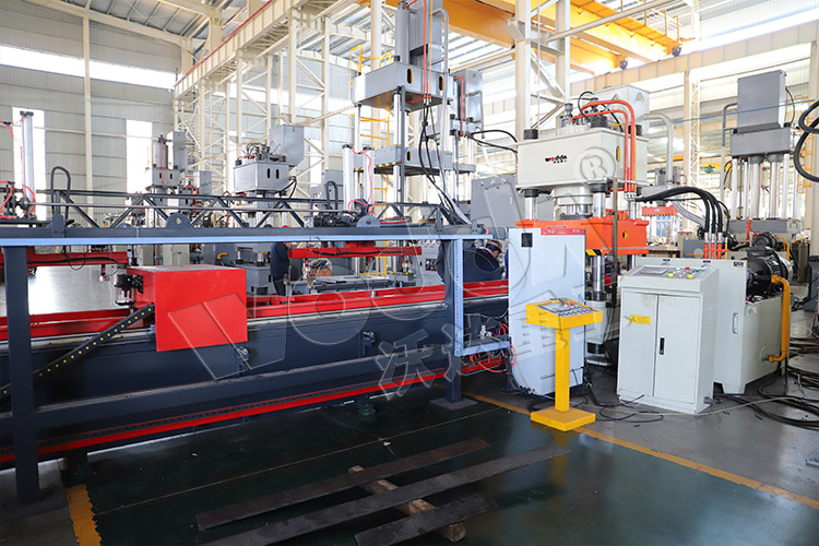 400噸錨杆托(tuo)盤自動化生(shēng)産線 400噸錨杆(gǎn)托盤自動化(hua)生産線