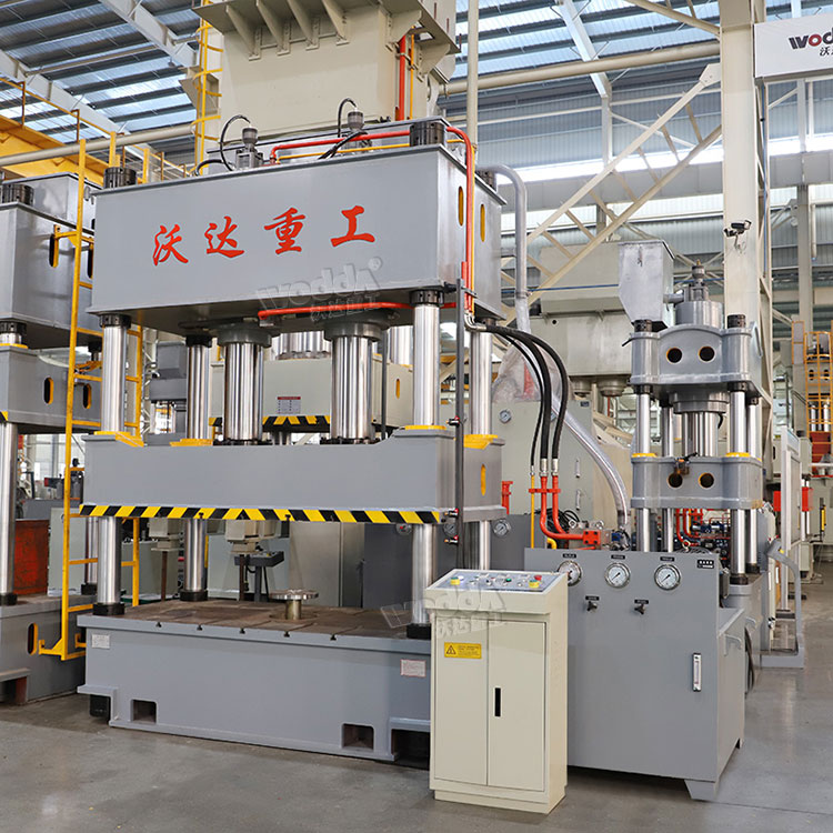 315噸四柱拉伸(shen)液壓機帶下頂缸(gang) 315噸四柱拉伸液壓(ya)機帶下頂缸