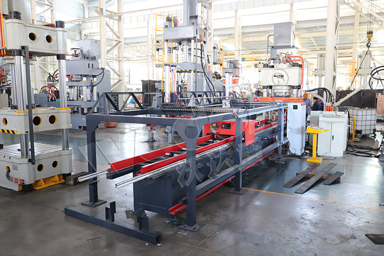 400噸錨杆托(tuō)盤自動化生産(chǎn)線 400噸錨杆托盤(pán)自動化生産線(xiàn)